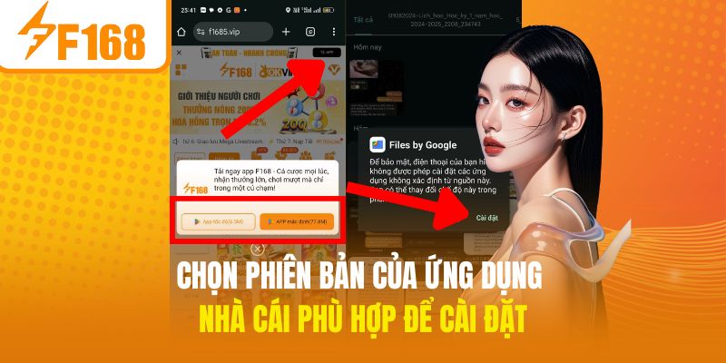 Chọn phiên bản của ứng dụng nhà cái phù hợp để cài đặt